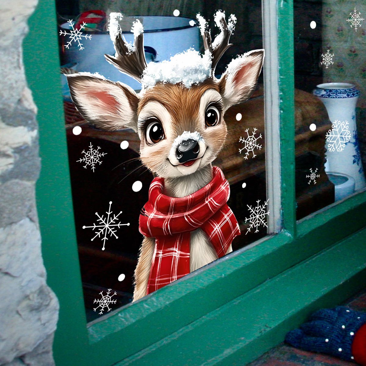 Home Decor Window Blinds - 1pc Sciarpa di Natale Fiocco di