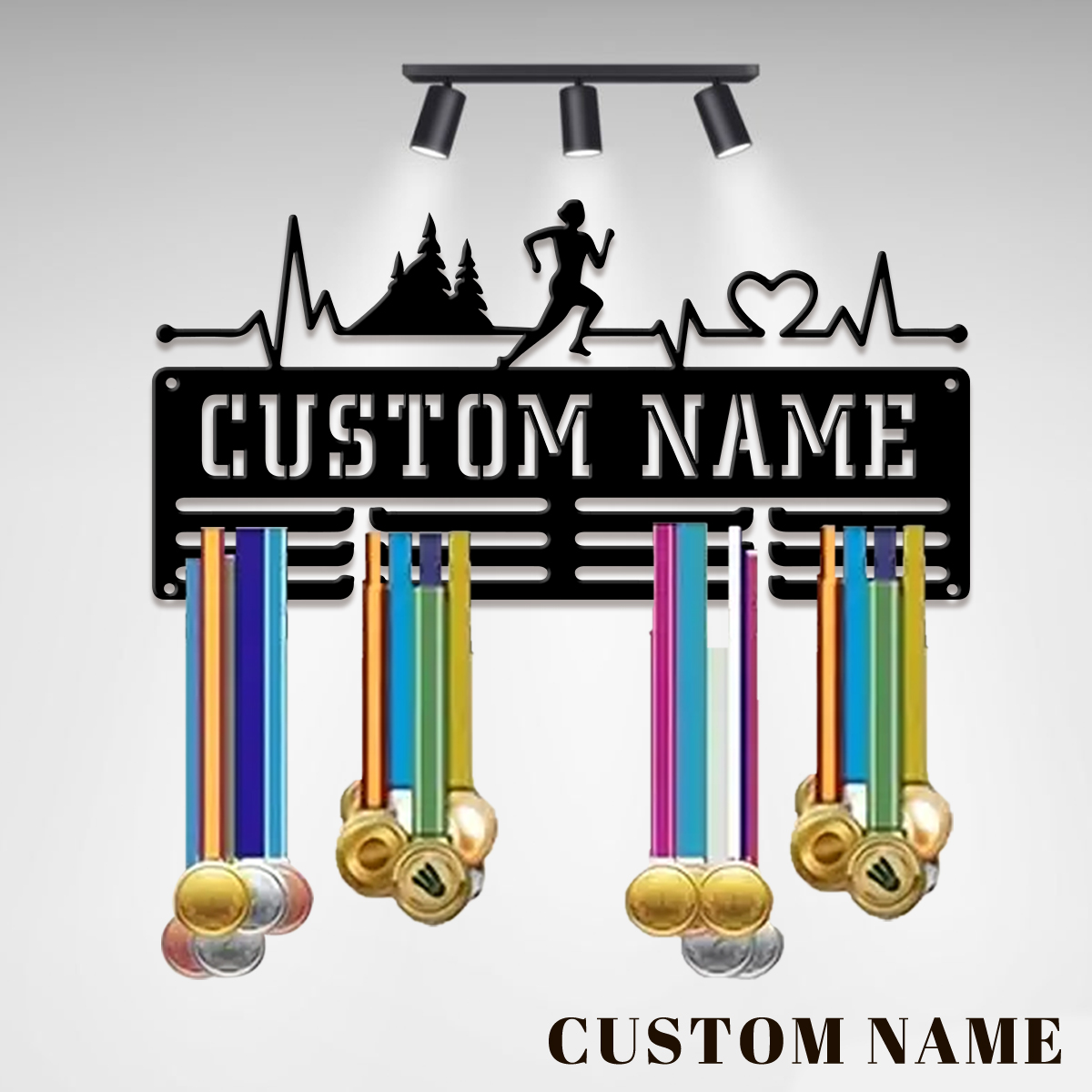 Home Decor Zone - Espositore Personalizzato per Medaglie Sportive in