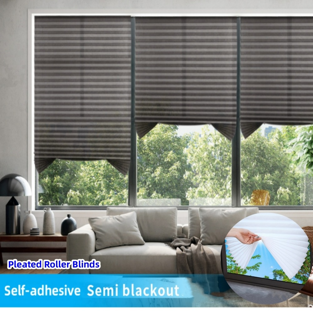Home Decor Window Blinds - Tenda da doccia autoadesiva per bagno