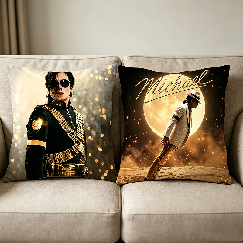 Home Decor Sofa - Federa per cuscino Michael Jackson Singer