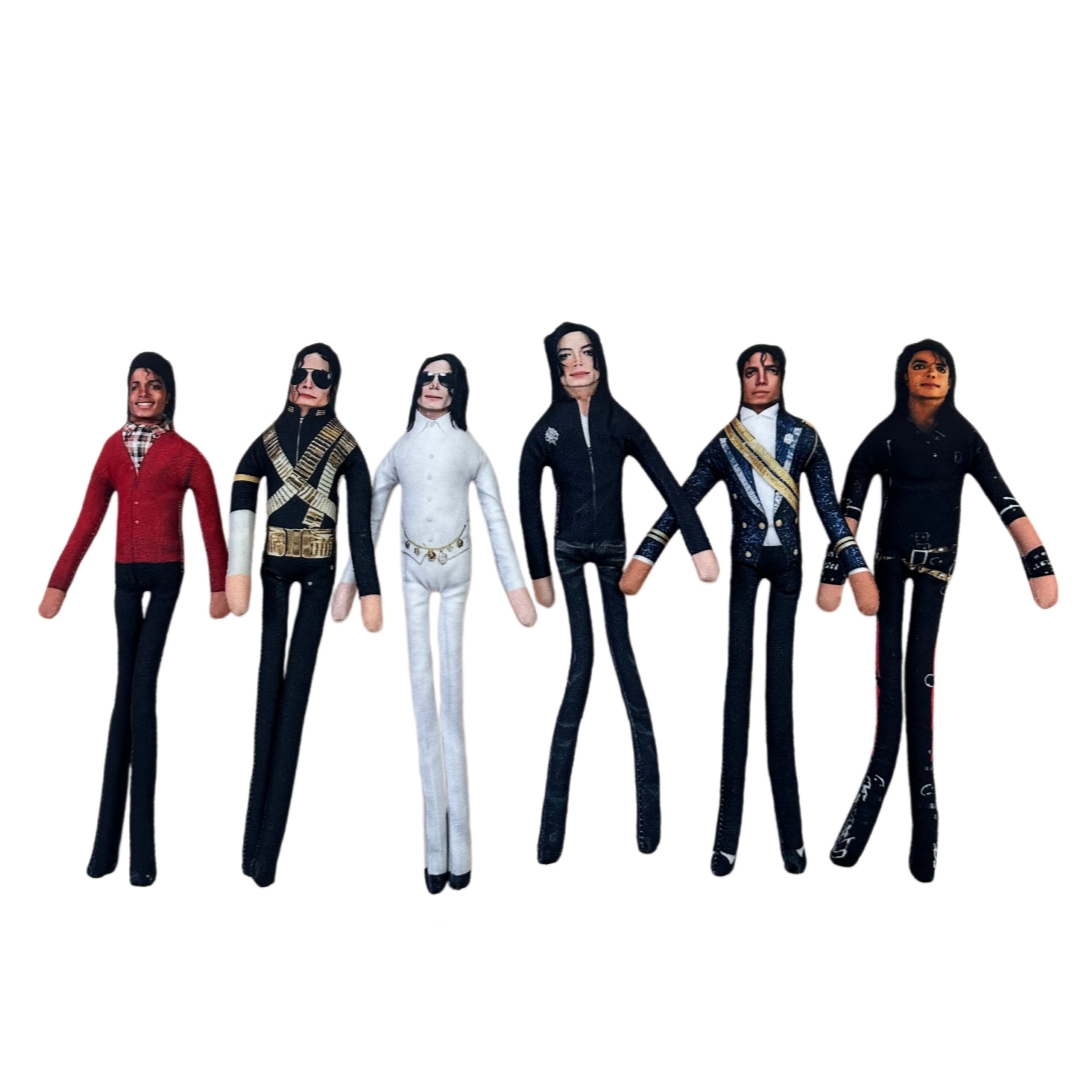 Home Decor Zone - 1-6 Pezzi Bambola Peluche Michael Jackson