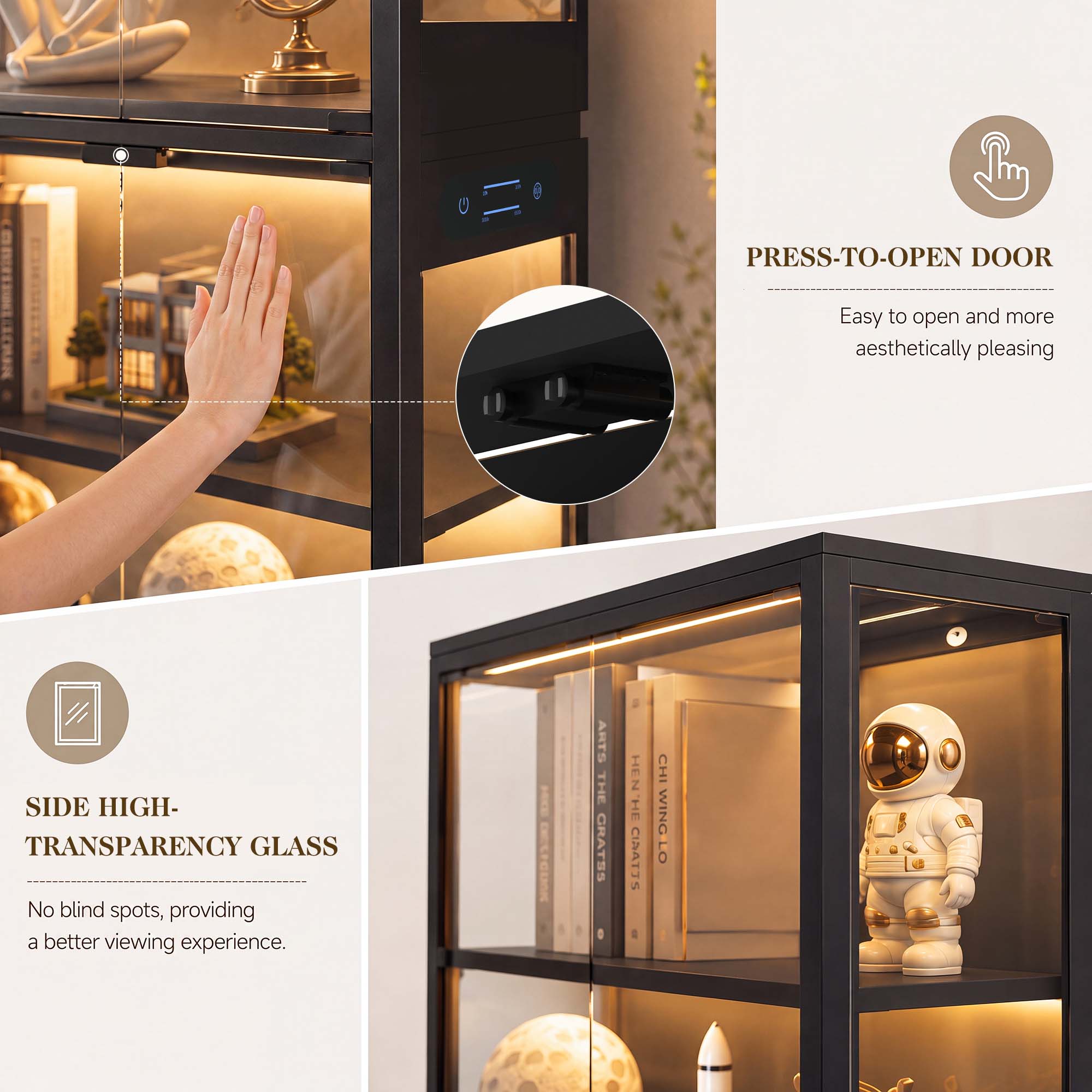 TCGBKAF Vetrina a 5 Ripiani co - Home Decor Furniture recensione e prezzo