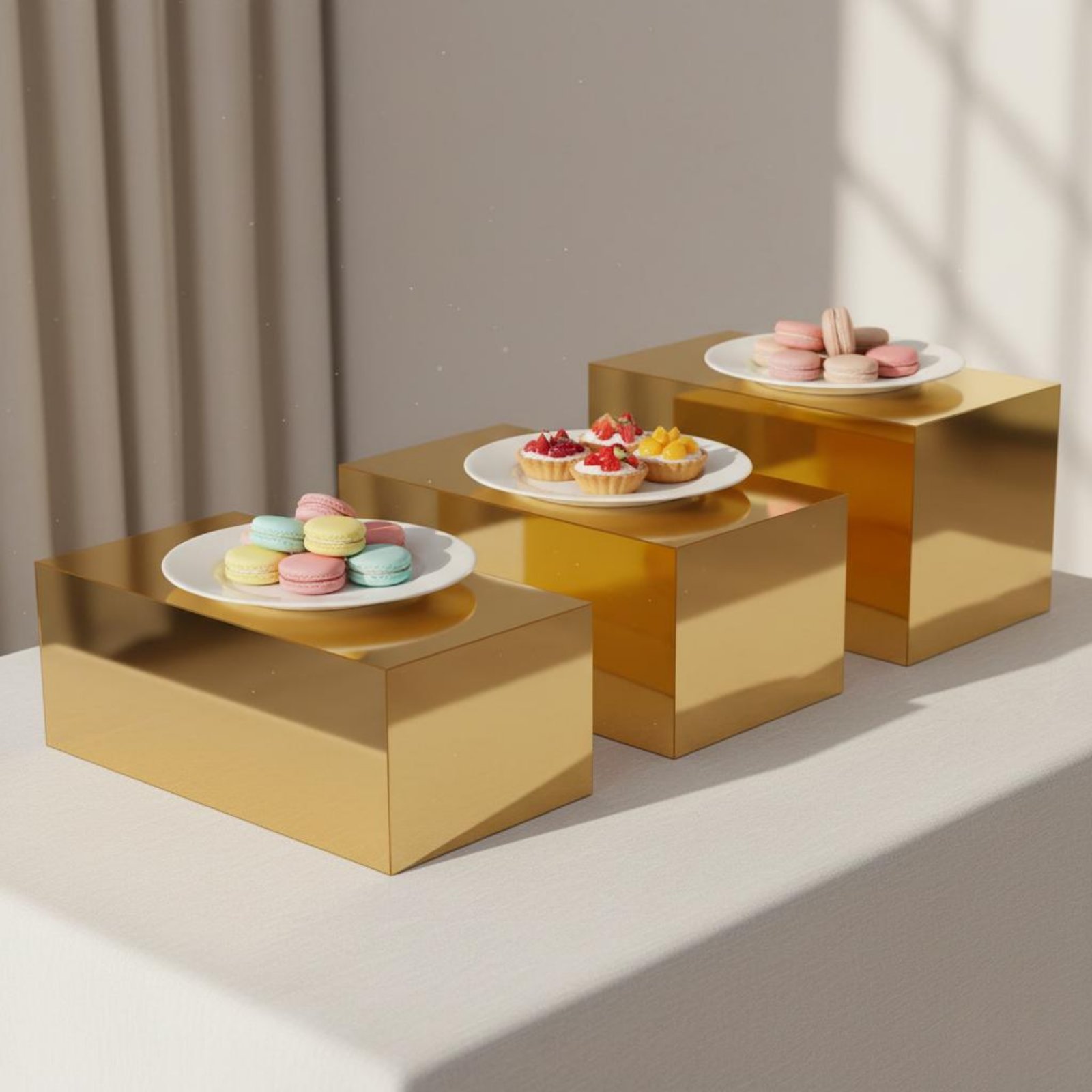 Set di 3 Alzate Espositive in  - Home Decor Gold recensione e prezzo