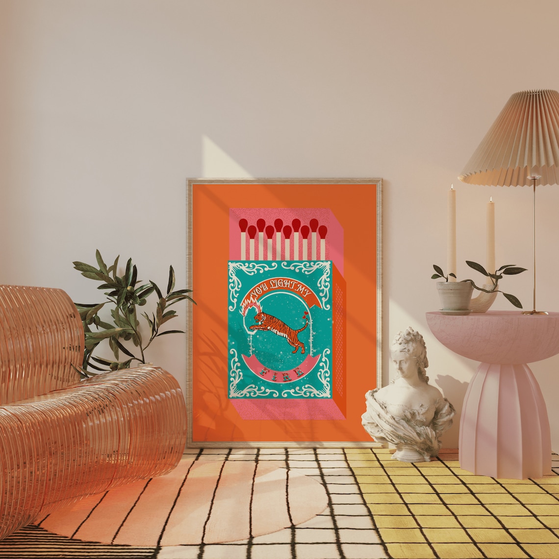 You Light My Fire Orange Match - Home Decor Orange recensione e prezzo