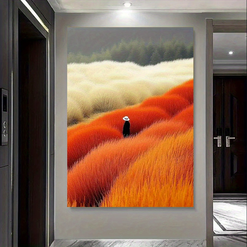 Paesaggio astratto moderno Pos - Home Decor Orange recensione e prezzo