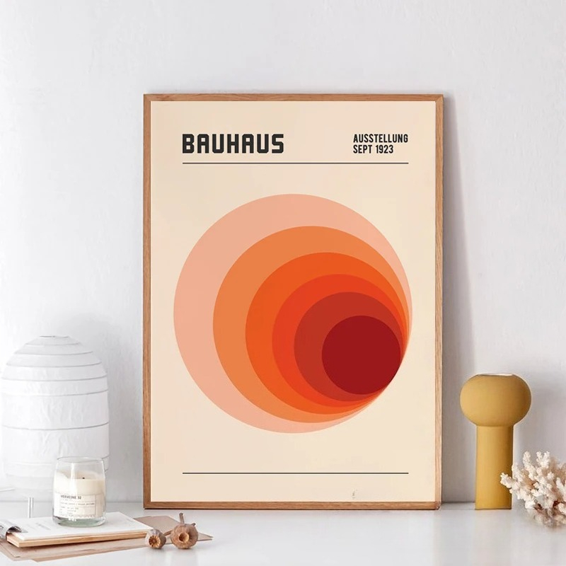 Arancione Bauhaus Stampe d'art - Home Decor Orange recensione e prezzo