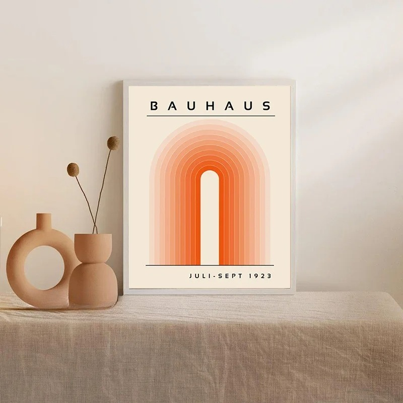 Arancione Bauhaus Stampe d'art - Home Decor Orange recensione e prezzo