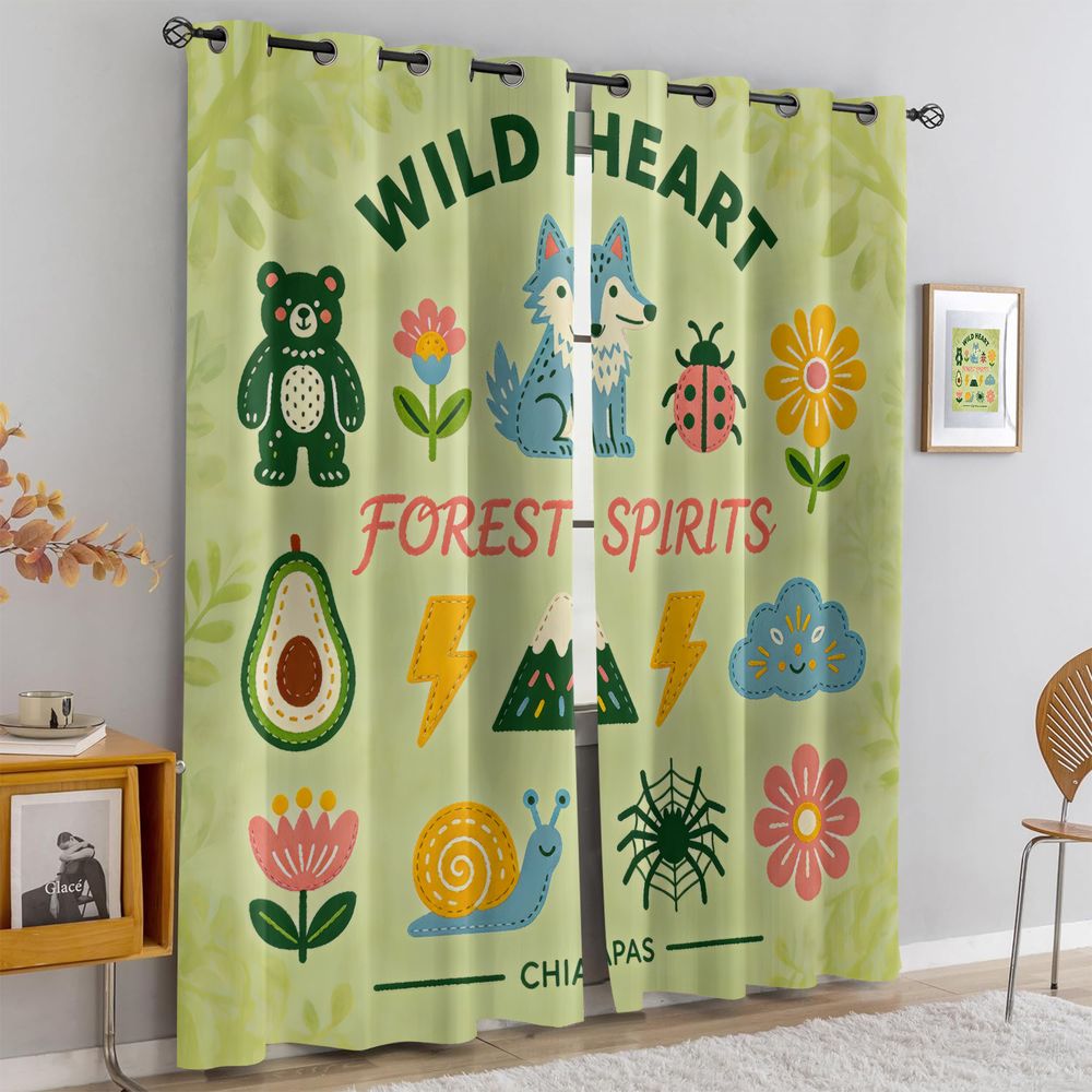 Tende con Stampa Wild Heart Fo - Blackout Curtains recensione e prezzo