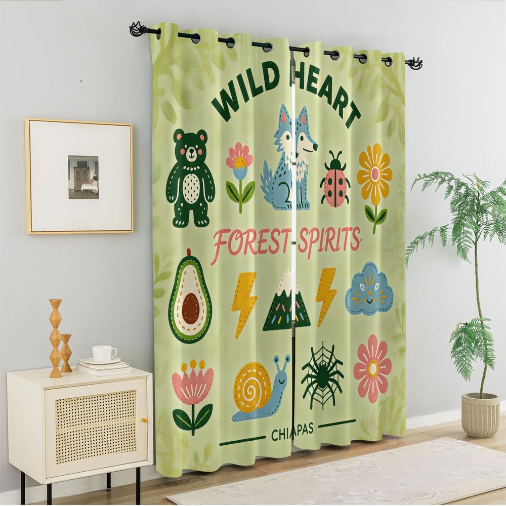 Tende con Stampa Wild Heart Fo - Blackout Curtains recensione e prezzo