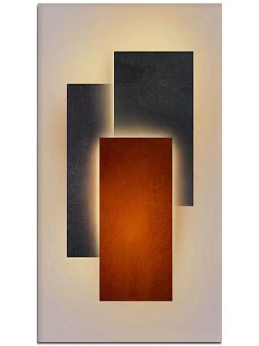 Dipinto su Tela Astratto Geome - Home Decor Orange recensione e prezzo