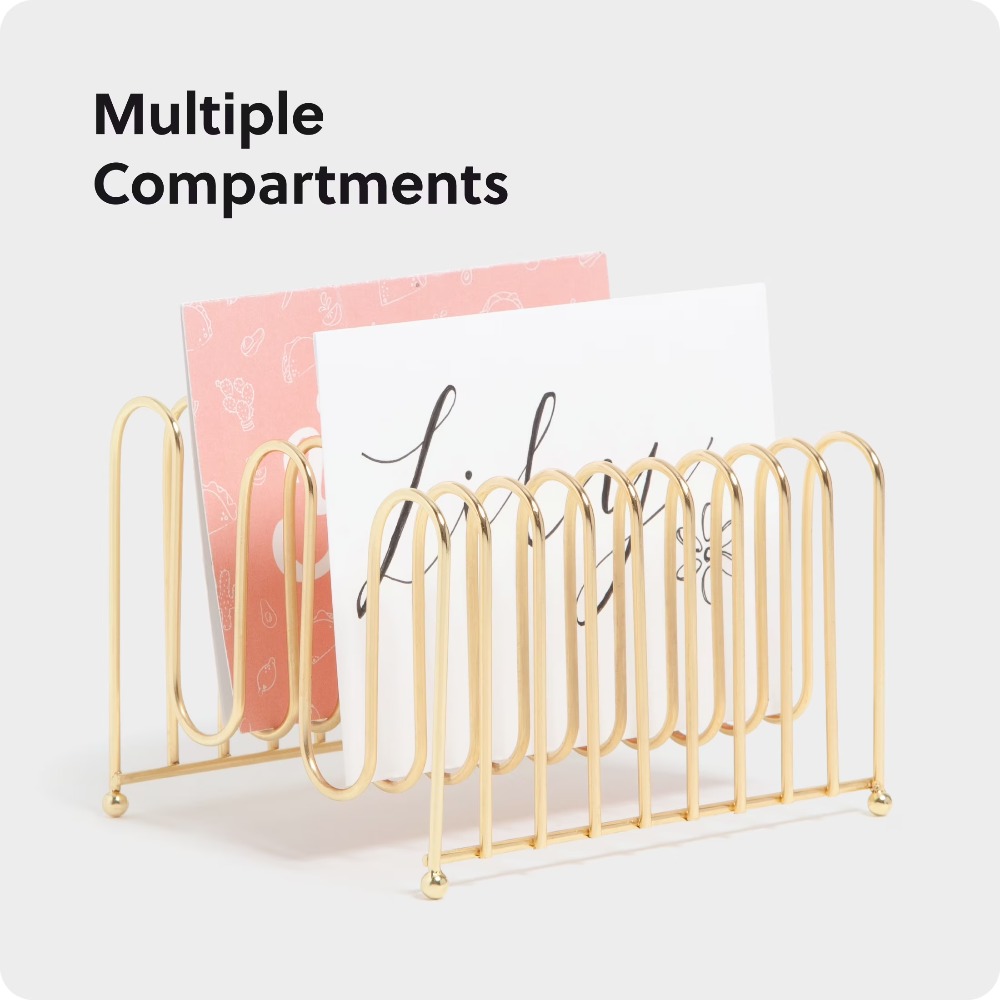 Organizzatore da scrivania in  - Home Decor Gold recensione e prezzo