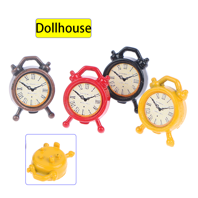1PC scala 1:12 sveglia bambola - Home Decor Furniture recensione e prezzo