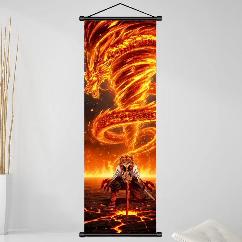 Demon Slayer Kyojuro Rengoku S - Home Decor Furniture recensione e prezzo