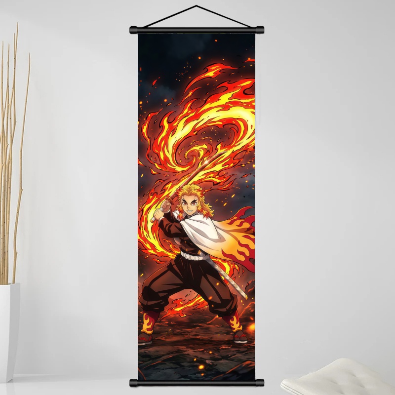 Demon Slayer Kyojuro Rengoku S - Home Decor Furniture recensione e prezzo