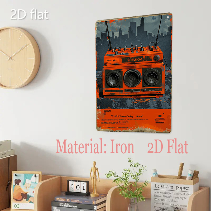 Decorazione Murale in Metallo  - Home Decor Orange recensione e prezzo