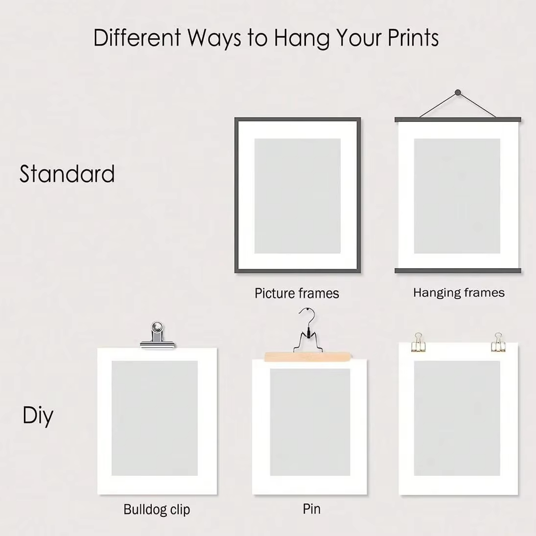 Set di 6 Stampe su Tela Person - Home Decor Canvas recensione e prezzo