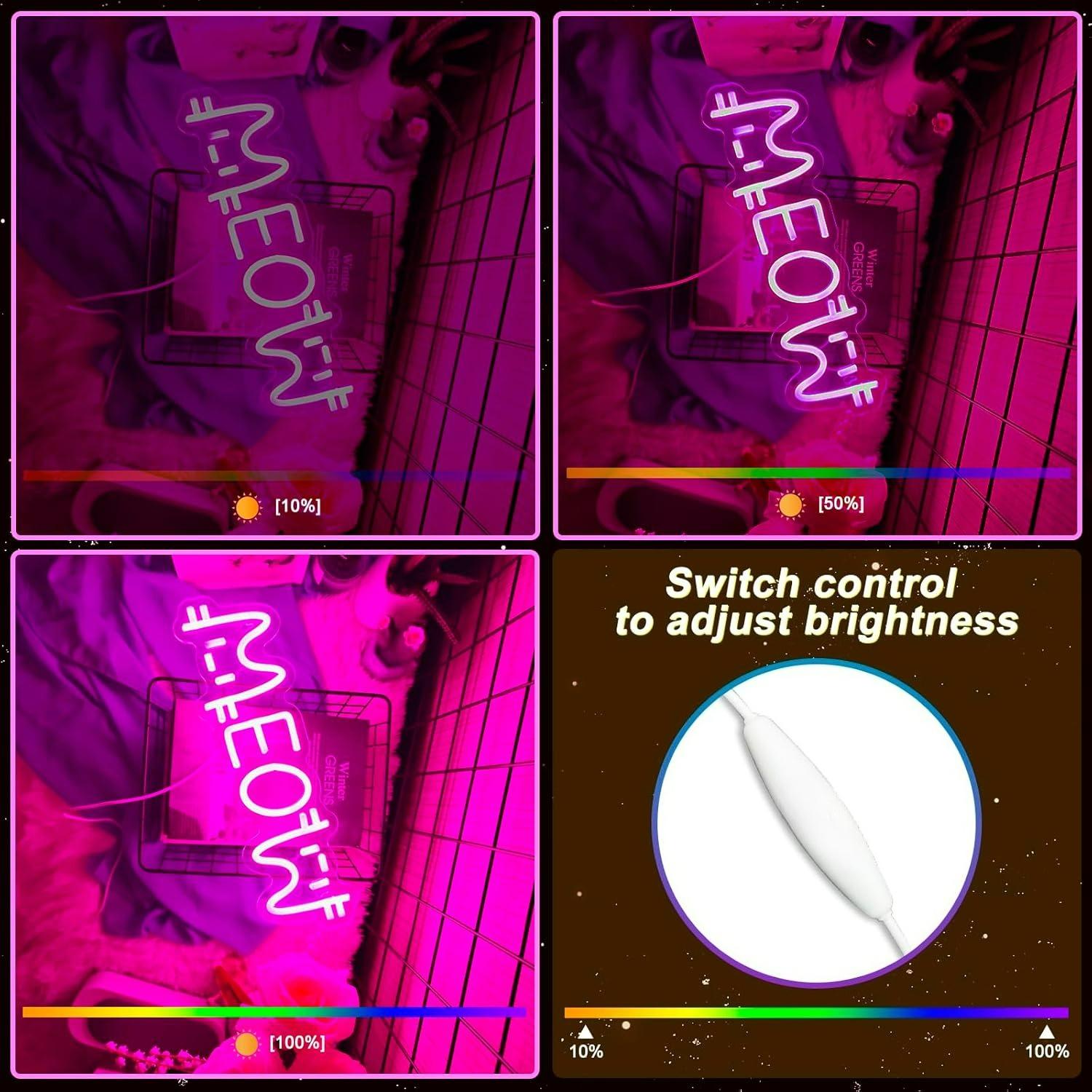 Insegna al Neon a Forma di Gat - Home Decor Store recensione e prezzo