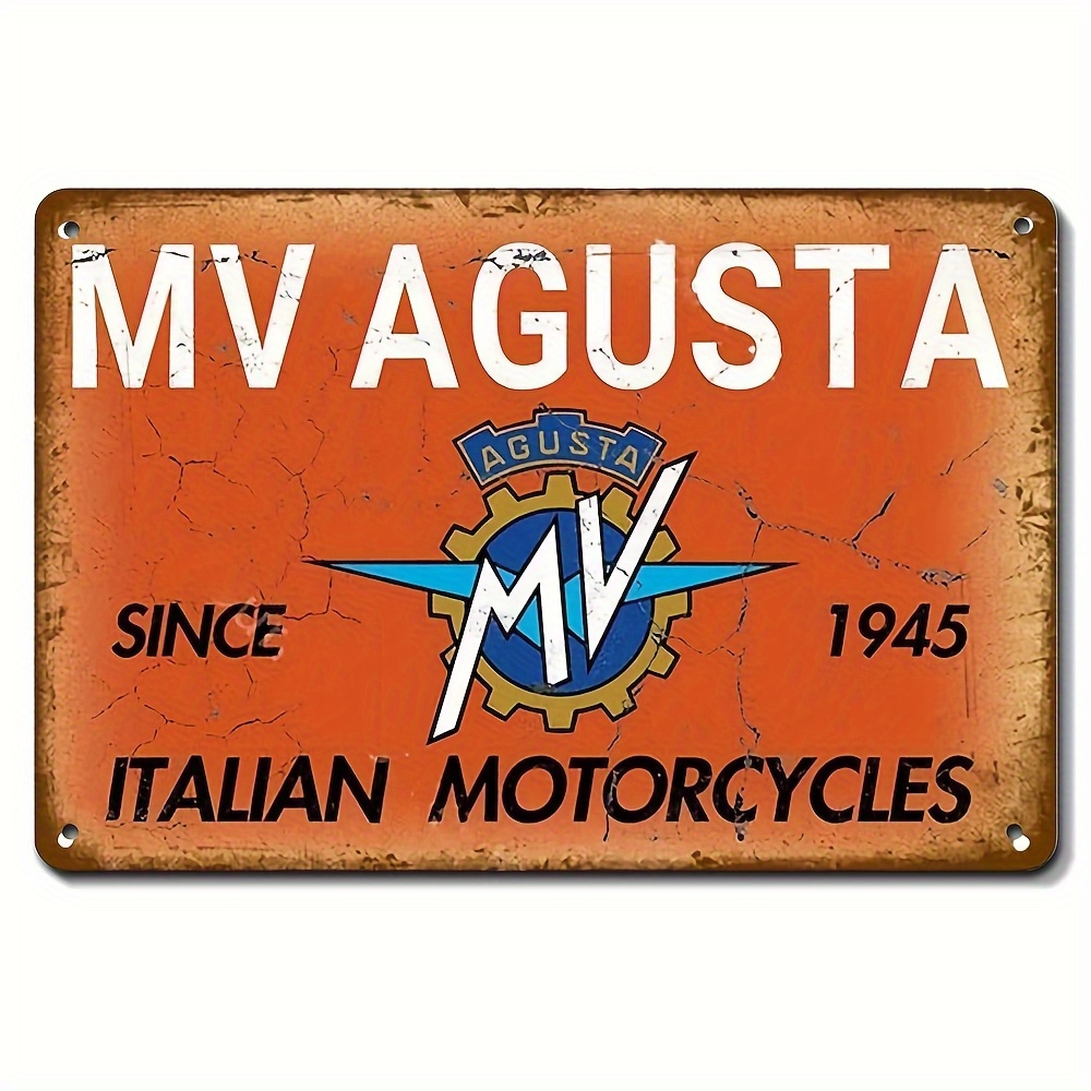Targa in Metallo Vintage MV Ag - Home Decor Orange recensione e prezzo