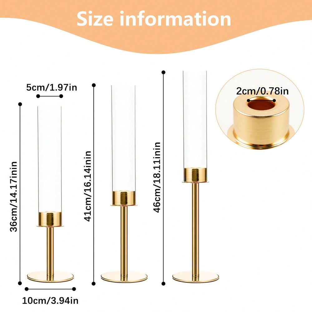 12 Portacandele Dorati a Colon - Home Decor Gold recensione e prezzo