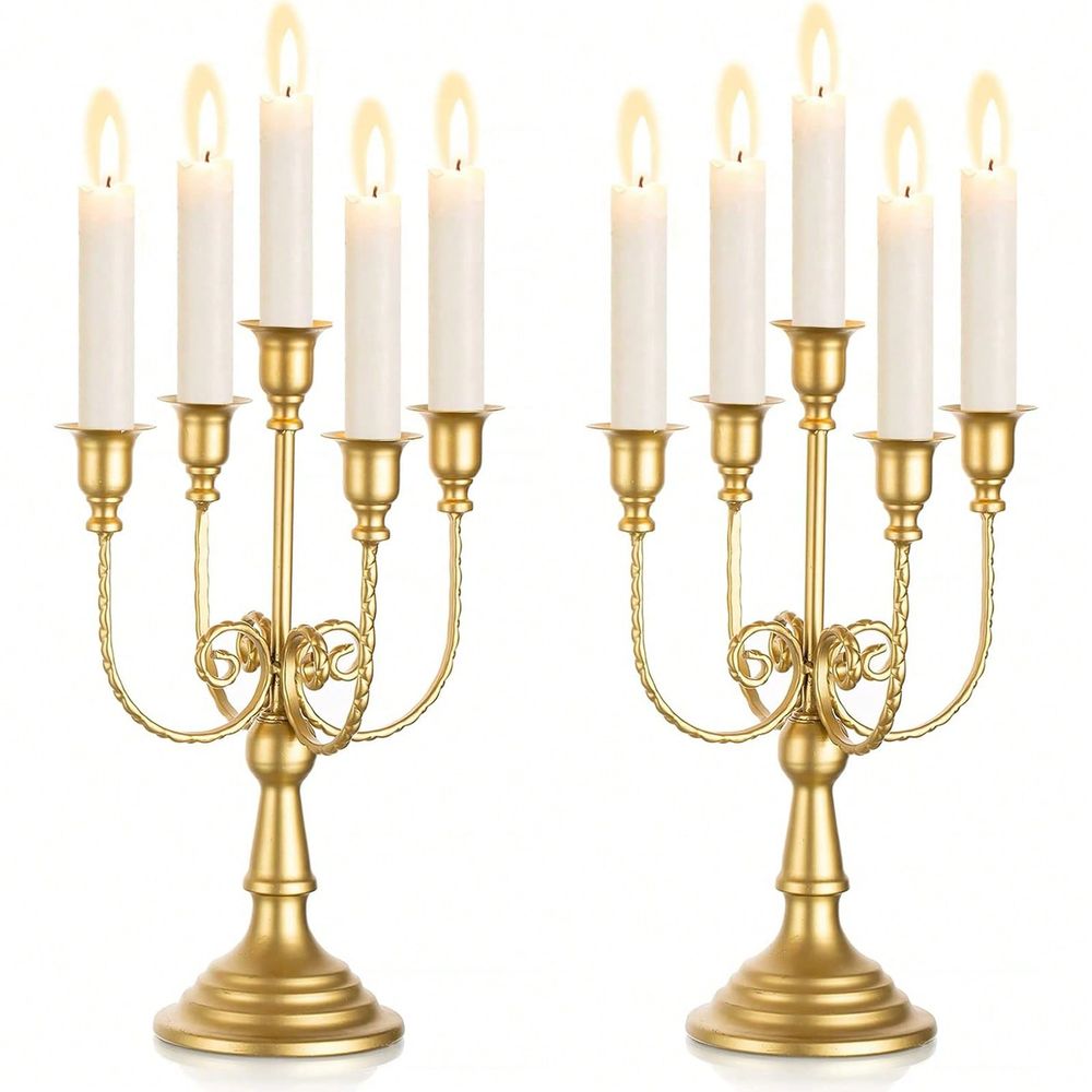 Confezione di Candelabri Dorat - Home Decor Gold recensione e prezzo