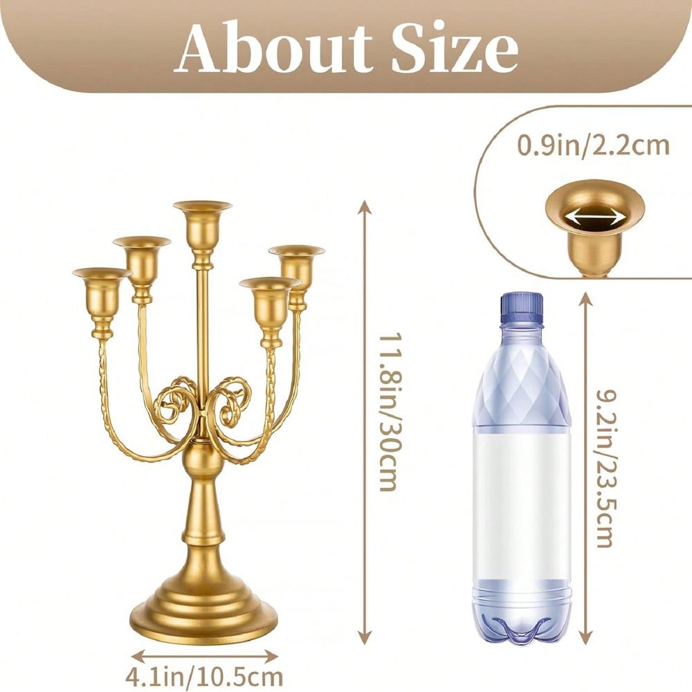 Confezione di Candelabri Dorat - Home Decor Gold recensione e prezzo