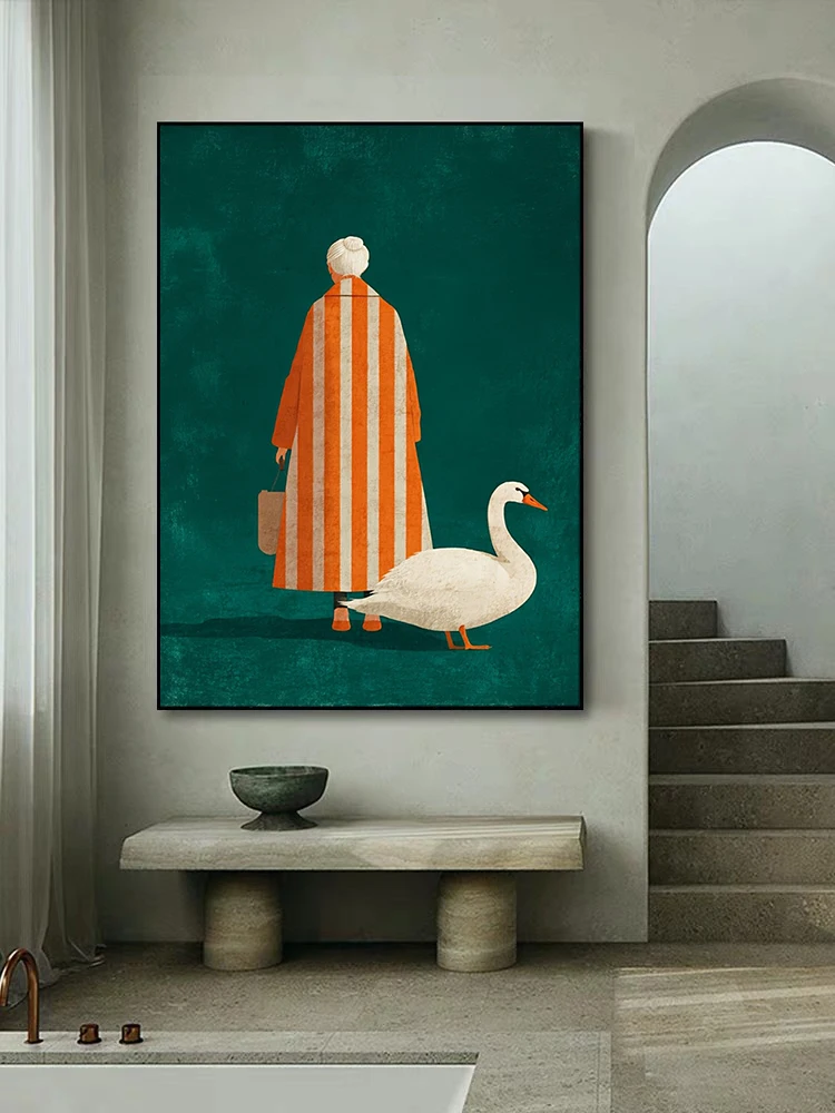 Figura in arancione a strisce  - Home Decor Orange recensione e prezzo