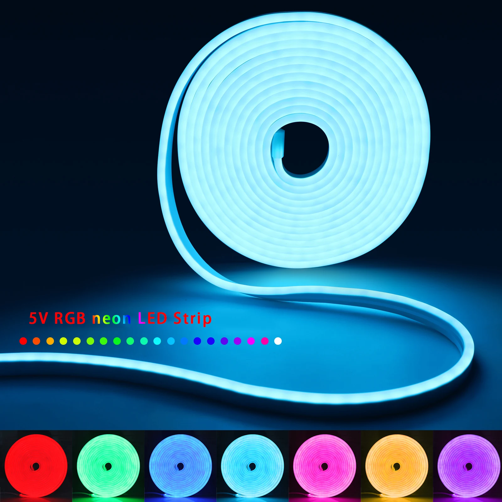 1-5m RGB LED Neon Strip Light  - Home Decor Zone recensione e prezzo